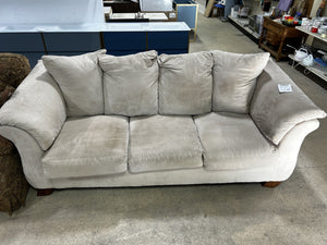Plush 3-Seater Beige Sofa