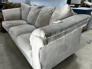 Plush 3-Seater Beige Sofa