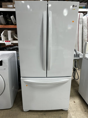 LG Electronics 30-inch W 22 cu. ft. French Door Refrigerator in White