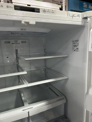 LG Electronics 30-inch W 22 cu. ft. French Door Refrigerator in White