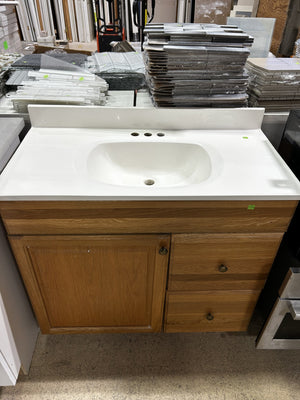 Oak Bathroom Vanity