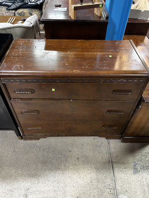 Solid Wood 3-Drawer Tallboy