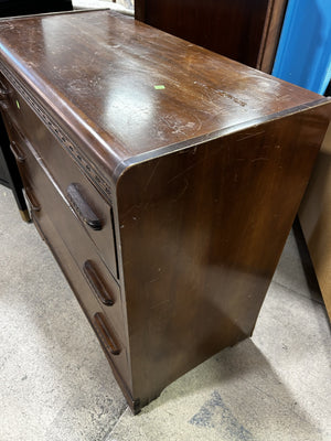 Solid Wood 3-Drawer Tallboy