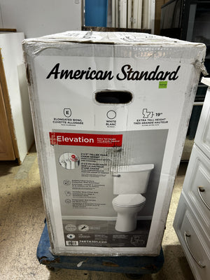 American Standard Elevation Two-Piece 4.8 Lpf Extra Tall Height Elongated Toilet With Slow Close Toilet Seat