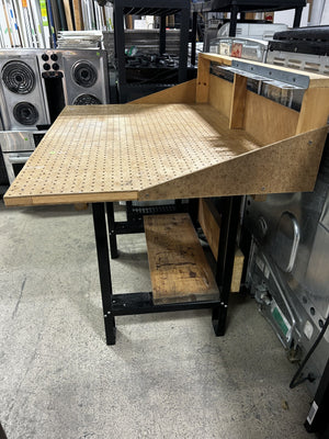 Heavy-Duty Workbench with Pegboard