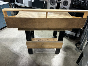 Heavy-Duty Workbench with Pegboard