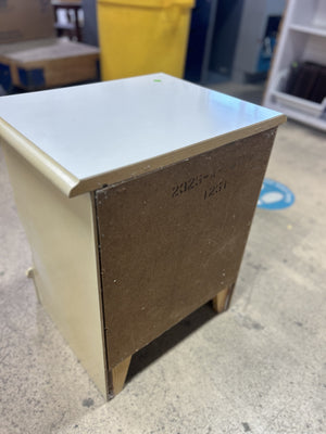 Beige Wooden Nightstand