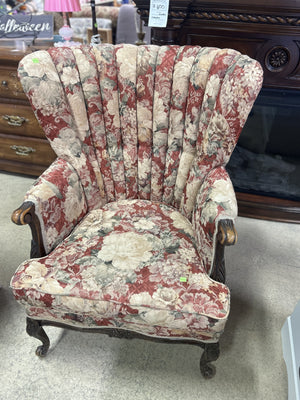 Vintage Floral Armchair