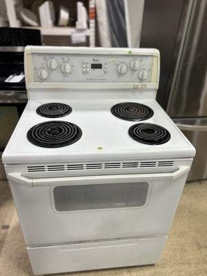 Whirlpool Electric White Stove