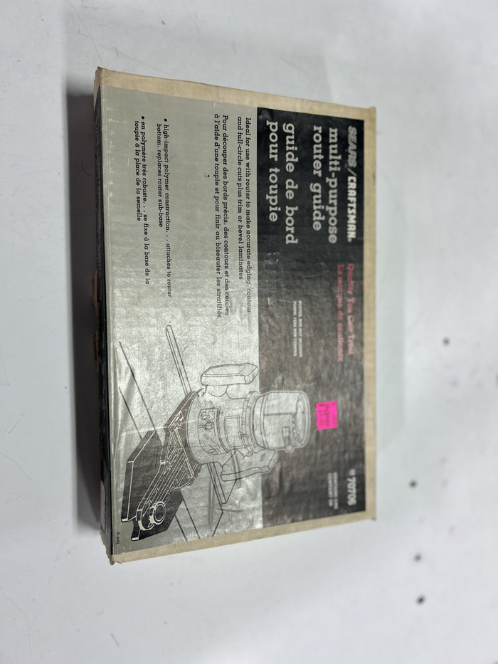 vintage sears craftsman multi-purpose router guide