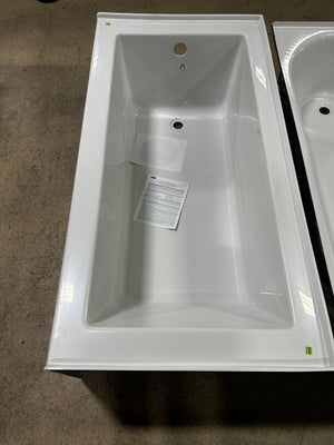 Technoform Plenitude Bathtub with Left-Hand Drain - 31-in x 60-in - Acrylic - White