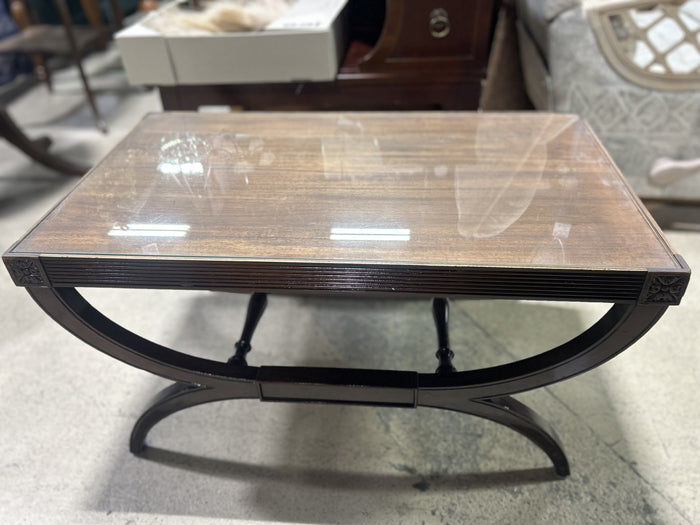 Wood & Glass Accent Table