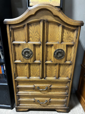 Solid Wood Armoire Cabinet