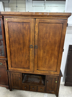 Vintage Solid Wood Armoire