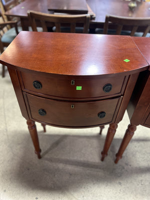 Vintage Demi-Lune Side Table