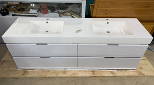 Vama Paris Mirrors Double Sink Vanity