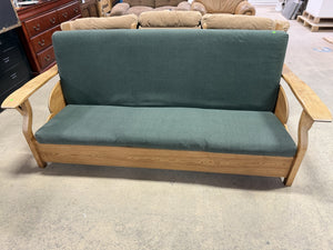 Mission-Style Solid Wood Futon Sofa