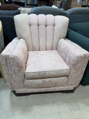 Vintage Floral Accent Armchair
