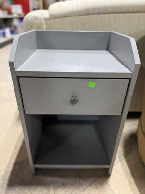 HAUGA Grey Nightstand