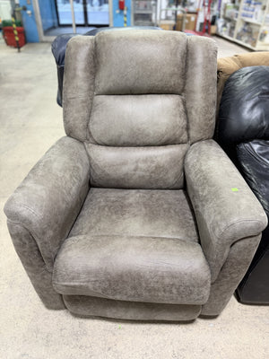 Grey Fabric Rocker Recliner