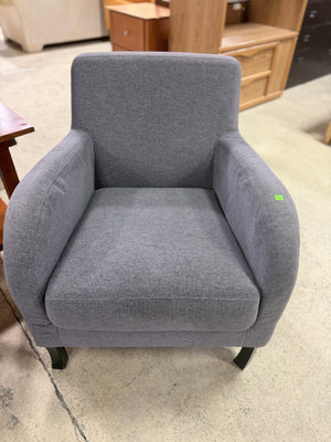 Modern Grey Upholstered Accent Chair