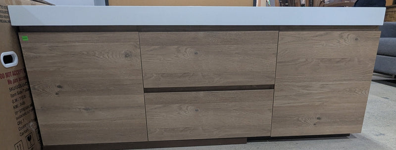 Nordic Canada Wall Mounted Bathroom Vanity with Double Sink