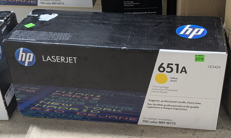 HP LaserJet 651A Yellow Print Cartridges