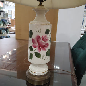 Pink Floral Lamp