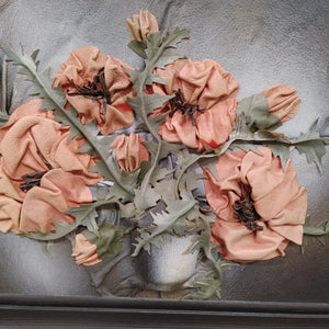 3d leather floral art