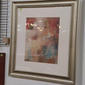 Abstract print in frame