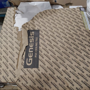 Genesis PVC ceiling tile (some in box have a crack)