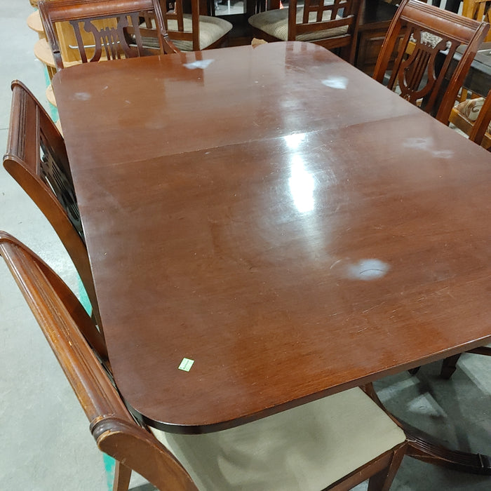 Cherry Dining Set with 6 chairs