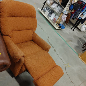 Orange recliner