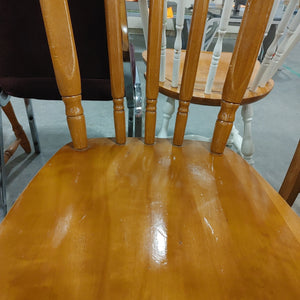 Hardwood Honey Toned Chair