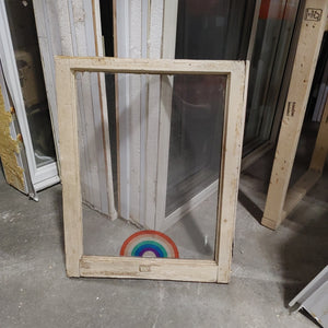 Wood Framed Window 22"w