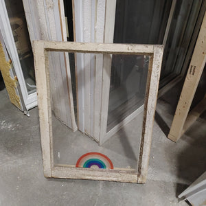 Wood Framed Window 22"w