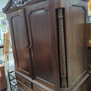 Ornate Four Drawer Armoire
