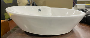 Oval Shaped Ceramic Sink