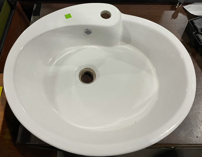 Oval Shaped Ceramic Sink