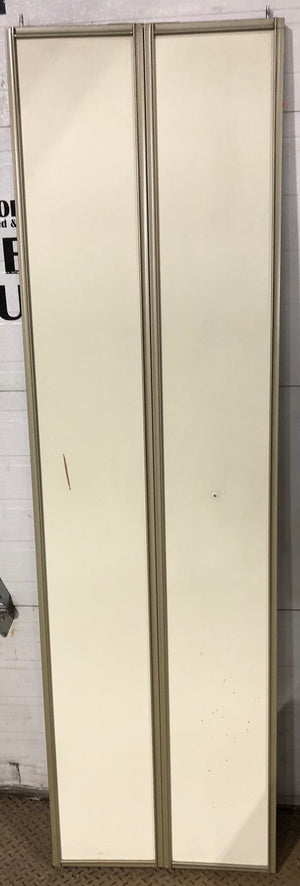 Metal Frame Flat Profile Bifold Door (23 1/2" by 80")