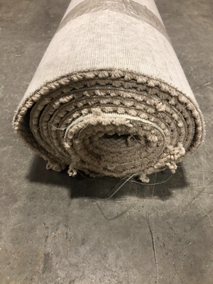 Medium Sized Roll of White Carpet
