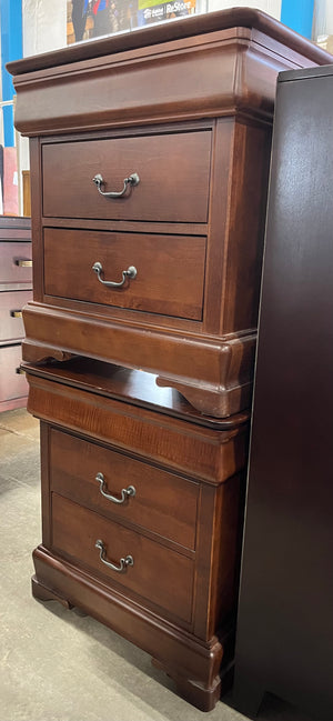 Two Solid Wood Cherry Nightstands