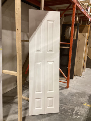 White Bi-Fold Door (24” x 80”)