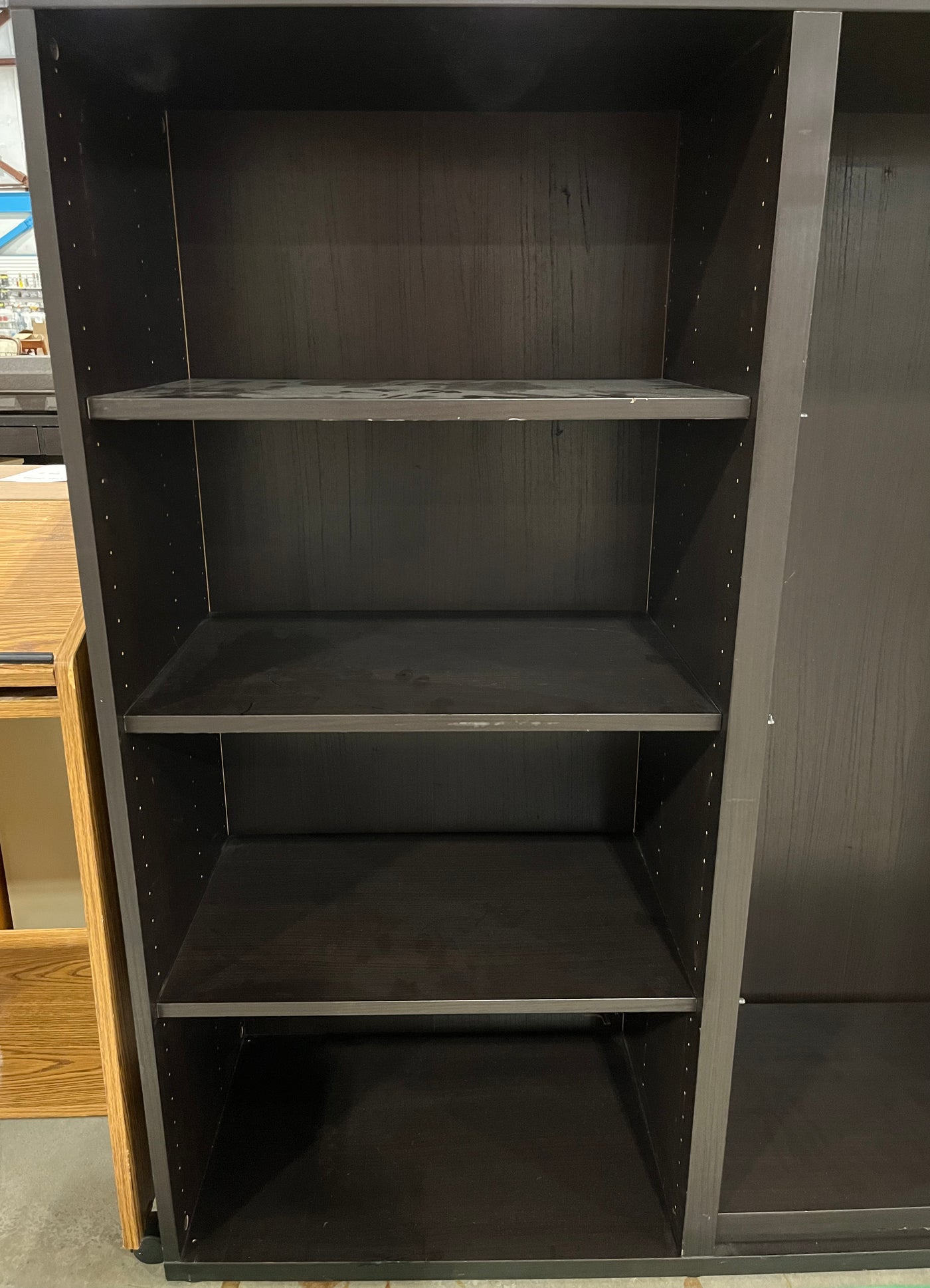 Black Bookshelf with Six Shelves – Habitat for Humanity Greater