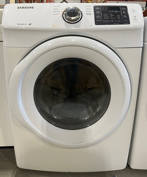 Samsung Electric Dryer 7.5 cu. ft. Capacity, 11 Dry Cycles, 4 Temperature Settings, Stackable, Porcelain Drum, White colour