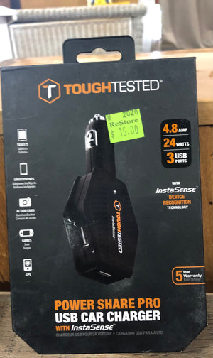 Tough Tested Power Share Pro USB Car Charger