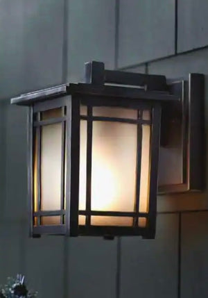 Port Oxford 1-Light Oil Rubbed Chestnut Outdoor Wall Mount Lantern