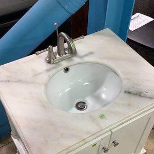 Marble Top Bathroom Vanity