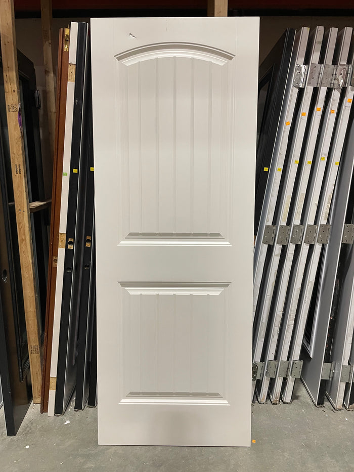 White Interior Door with Two Panels (29.8” x 80”)