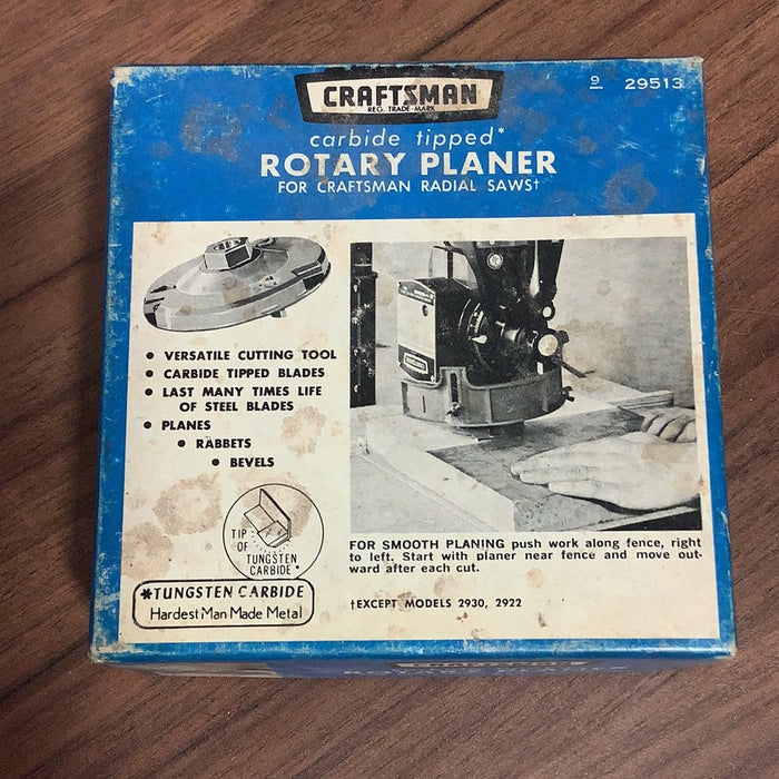 Craftsman Rotary Planer